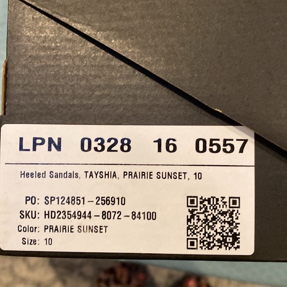 Shoe Dazzle Tayshia Heeled Sandals Size 10 - Picture 7 of 8